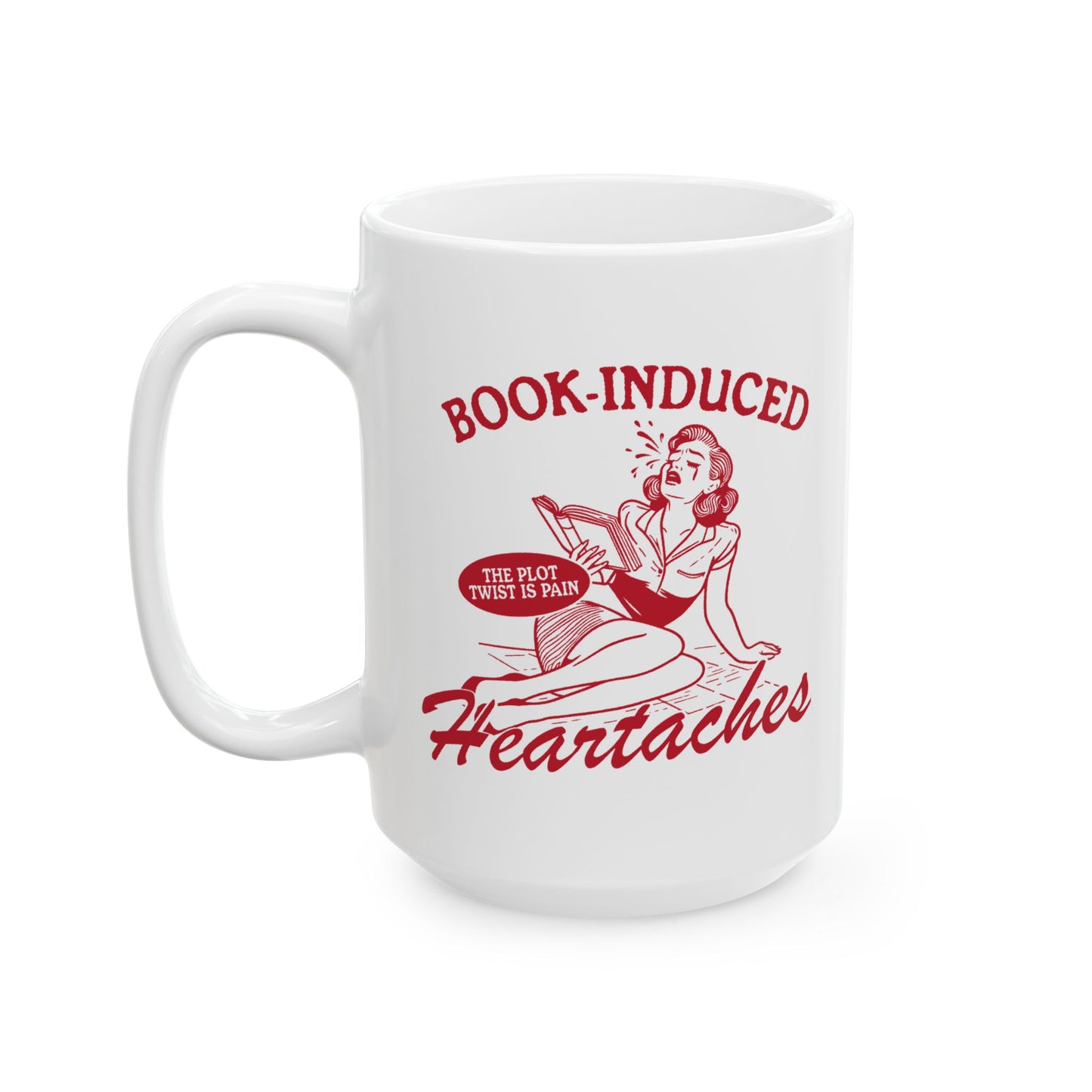 Book Induced Heartaches Mug