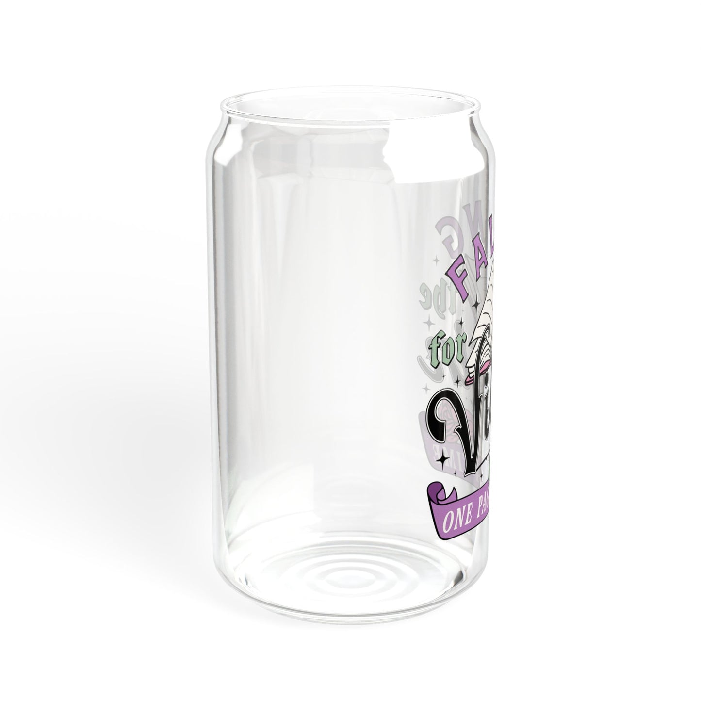 Falling For The Villain Sipper Glass