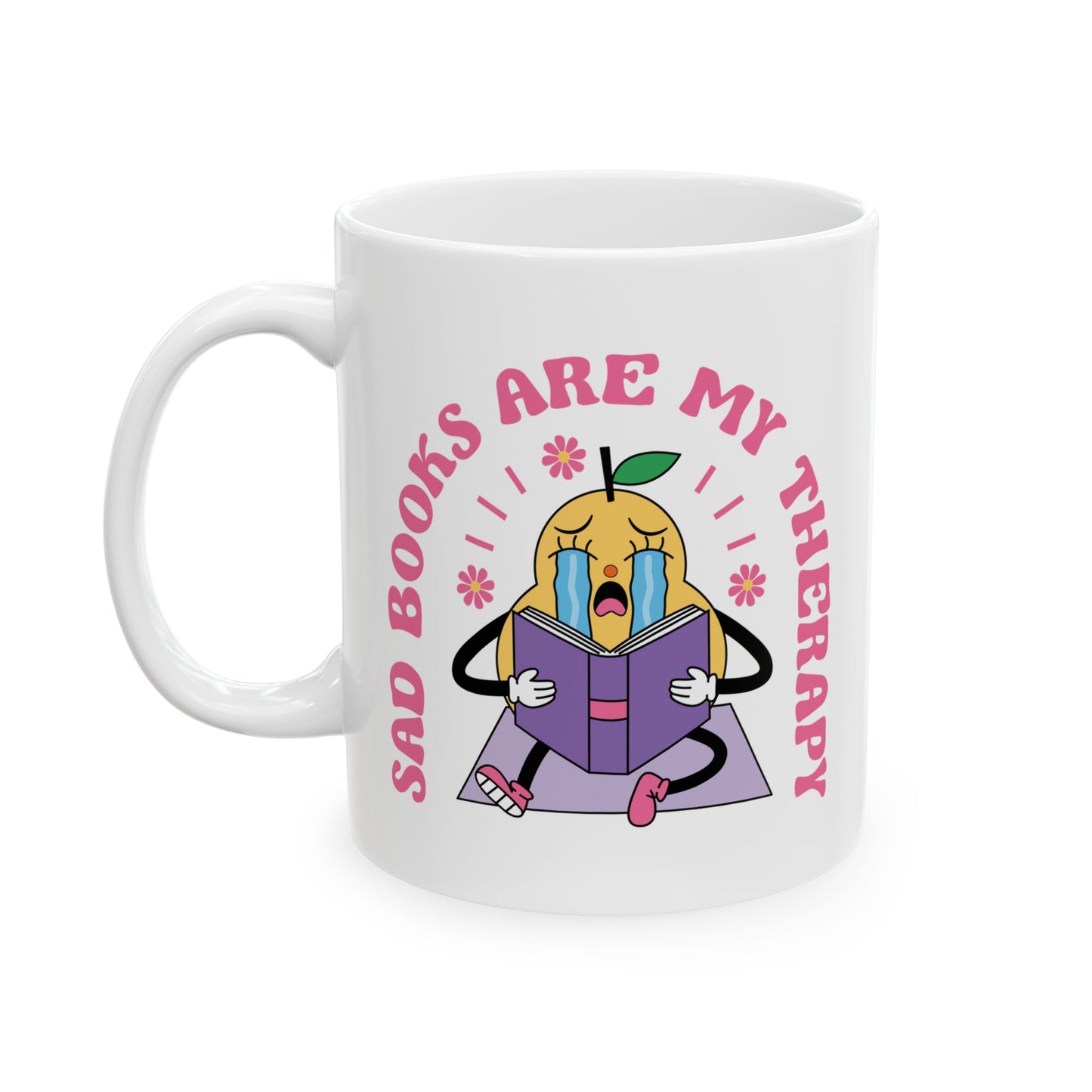 Sad Books Are My Therapy Mug