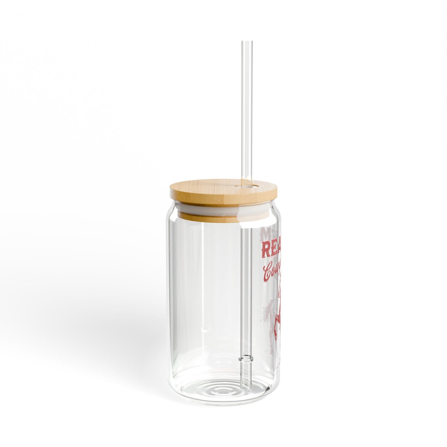 Read 'Em Cowgirl Sipper Glass