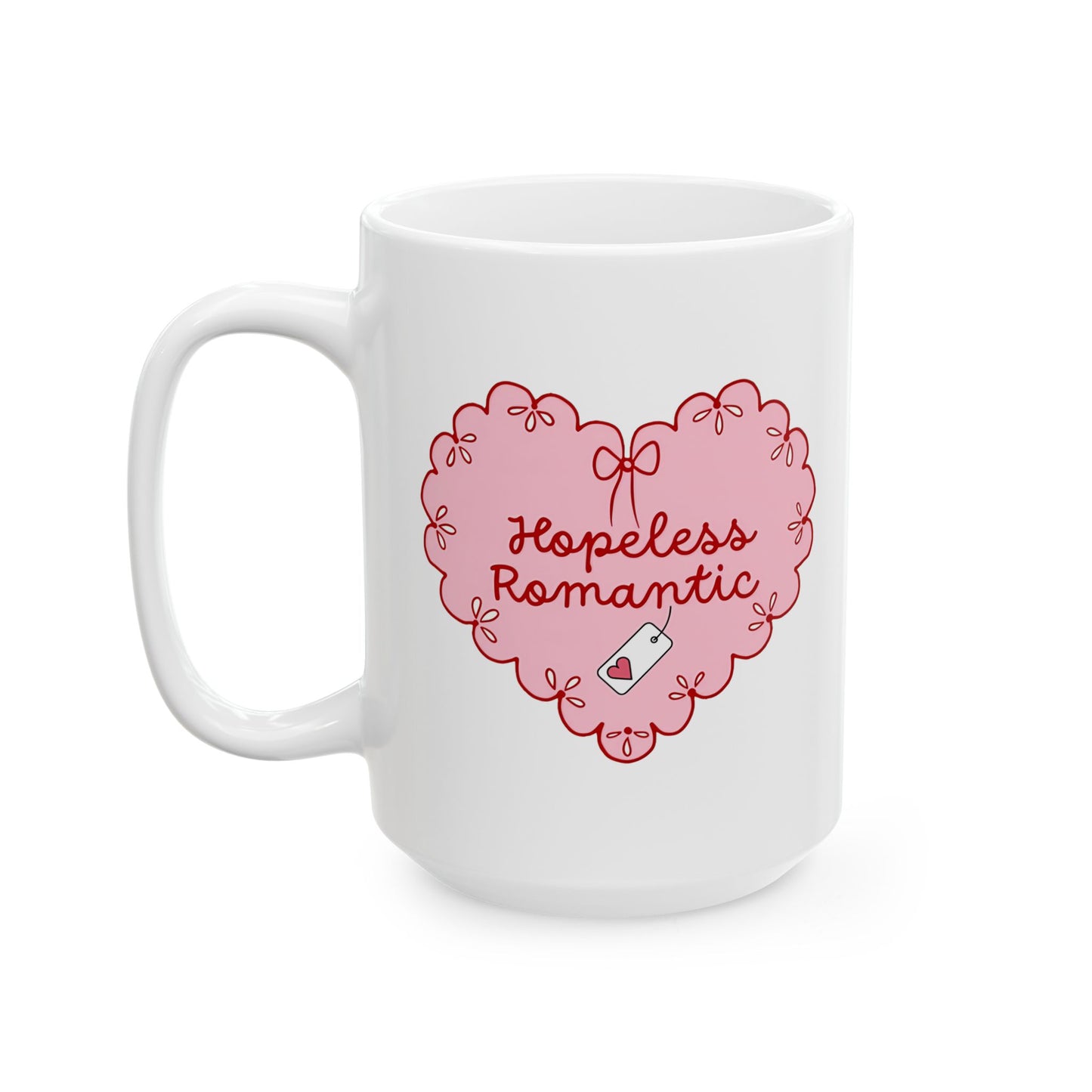 Hopeless Romantic Book Lover Mug