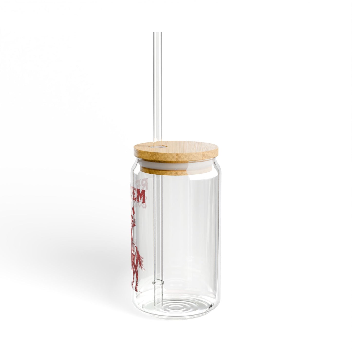 Read 'Em Cowgirl Sipper Glass
