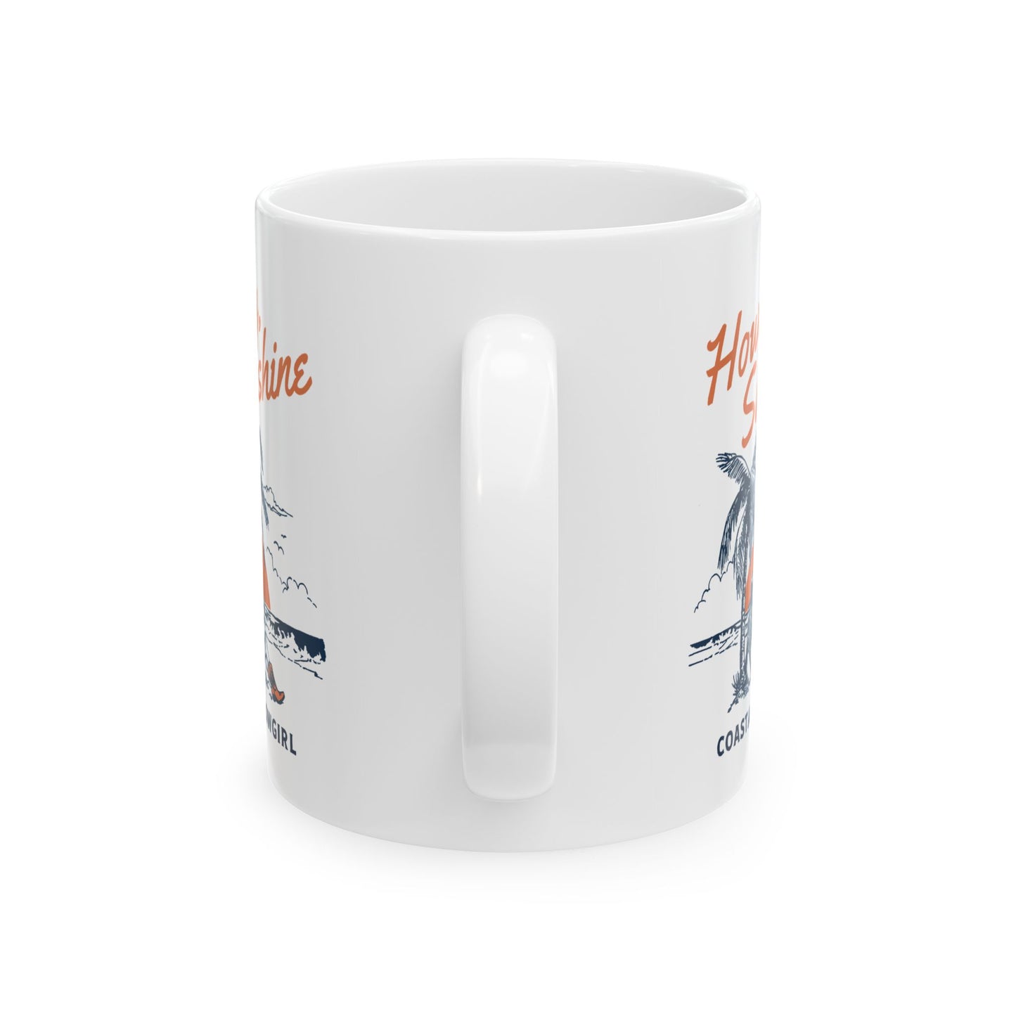 Howdy Sunshine Coastal Cowgirl Beach Vibes Mug