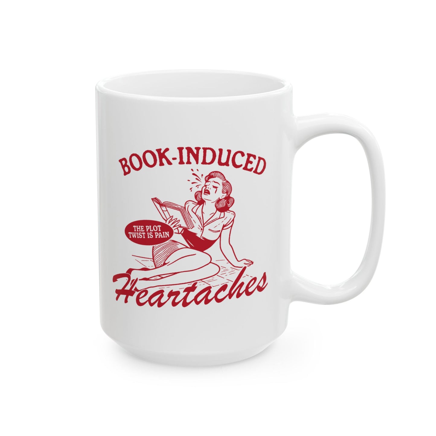 Book Induced Heartaches Mug