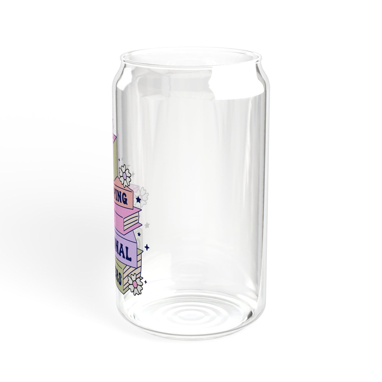 Crying Over Fictional Characters Sipper Glass