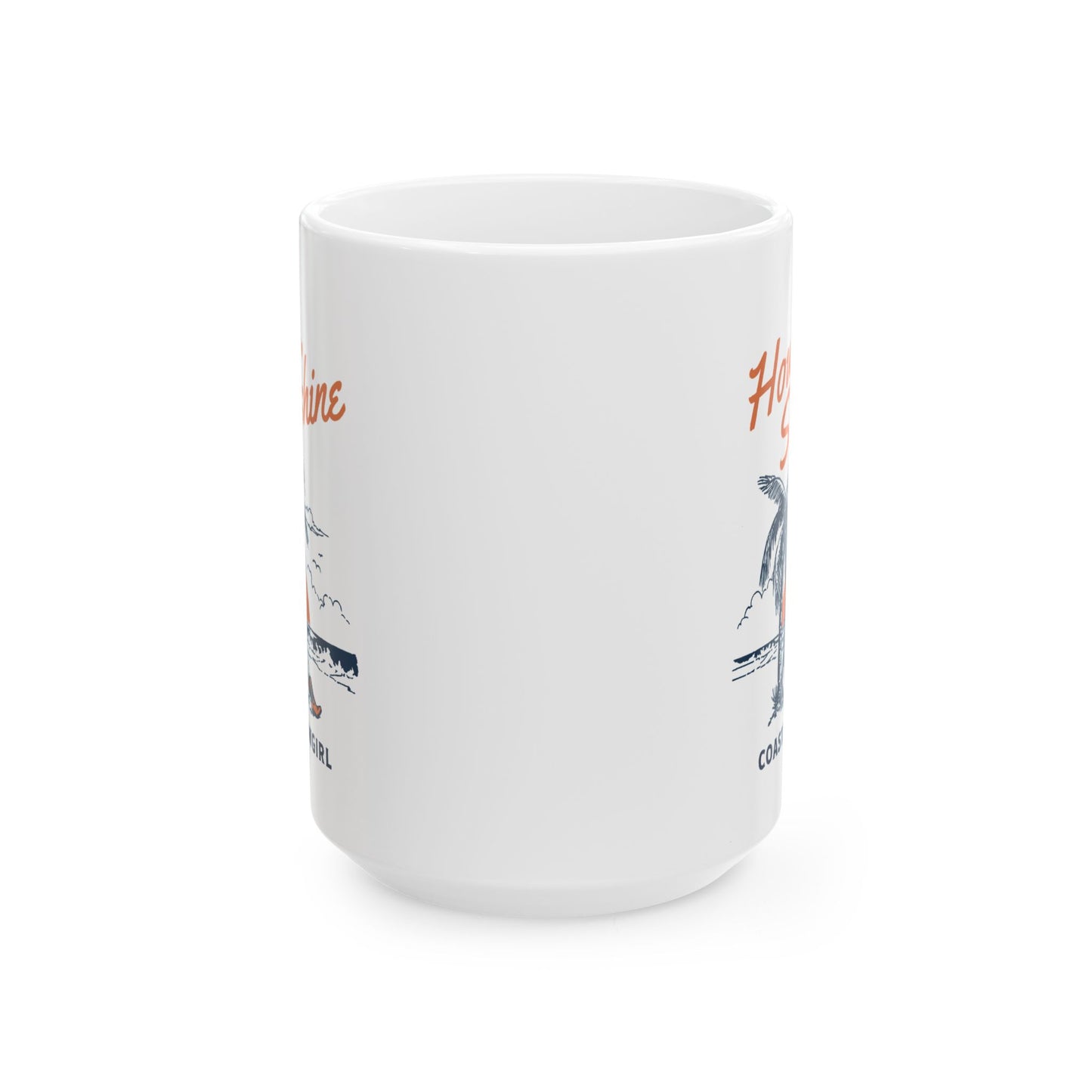 Howdy Sunshine Coastal Cowgirl Beach Vibes Mug