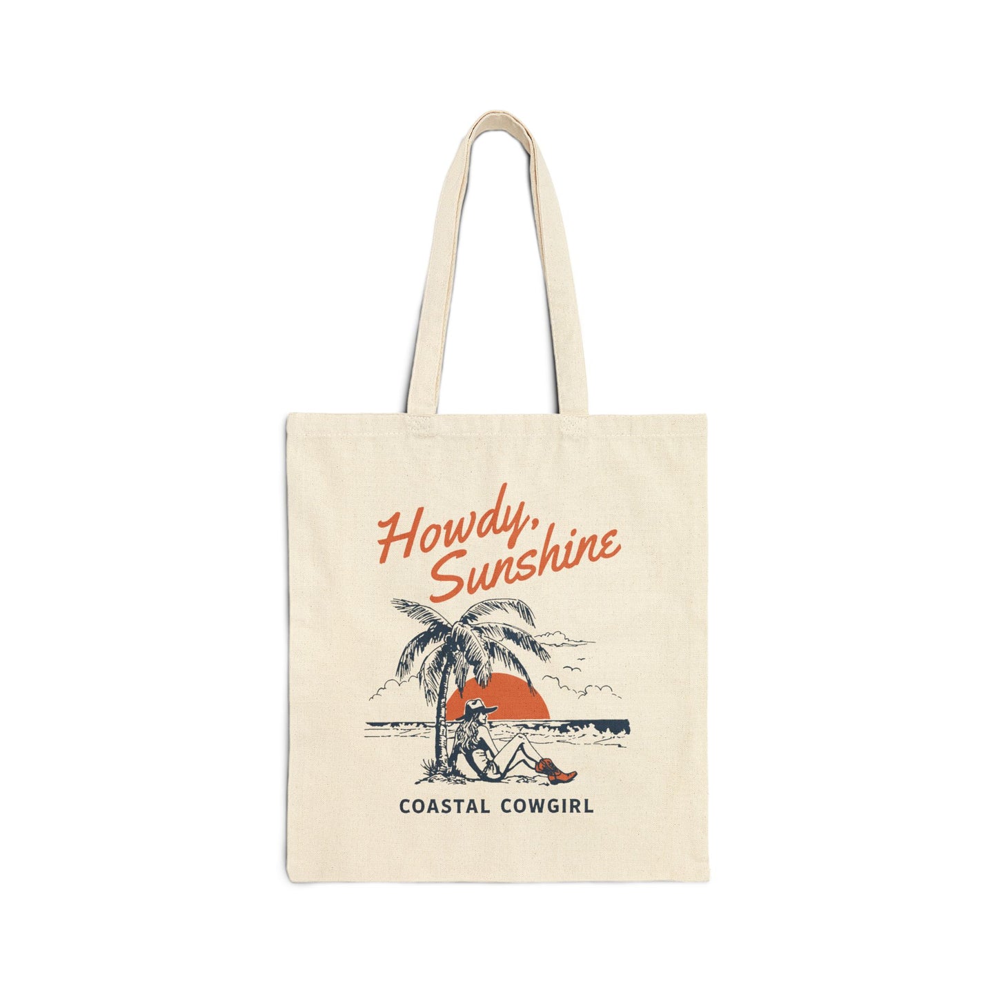 Howdy Sunshine Coastal Cowgirl Tote Bag