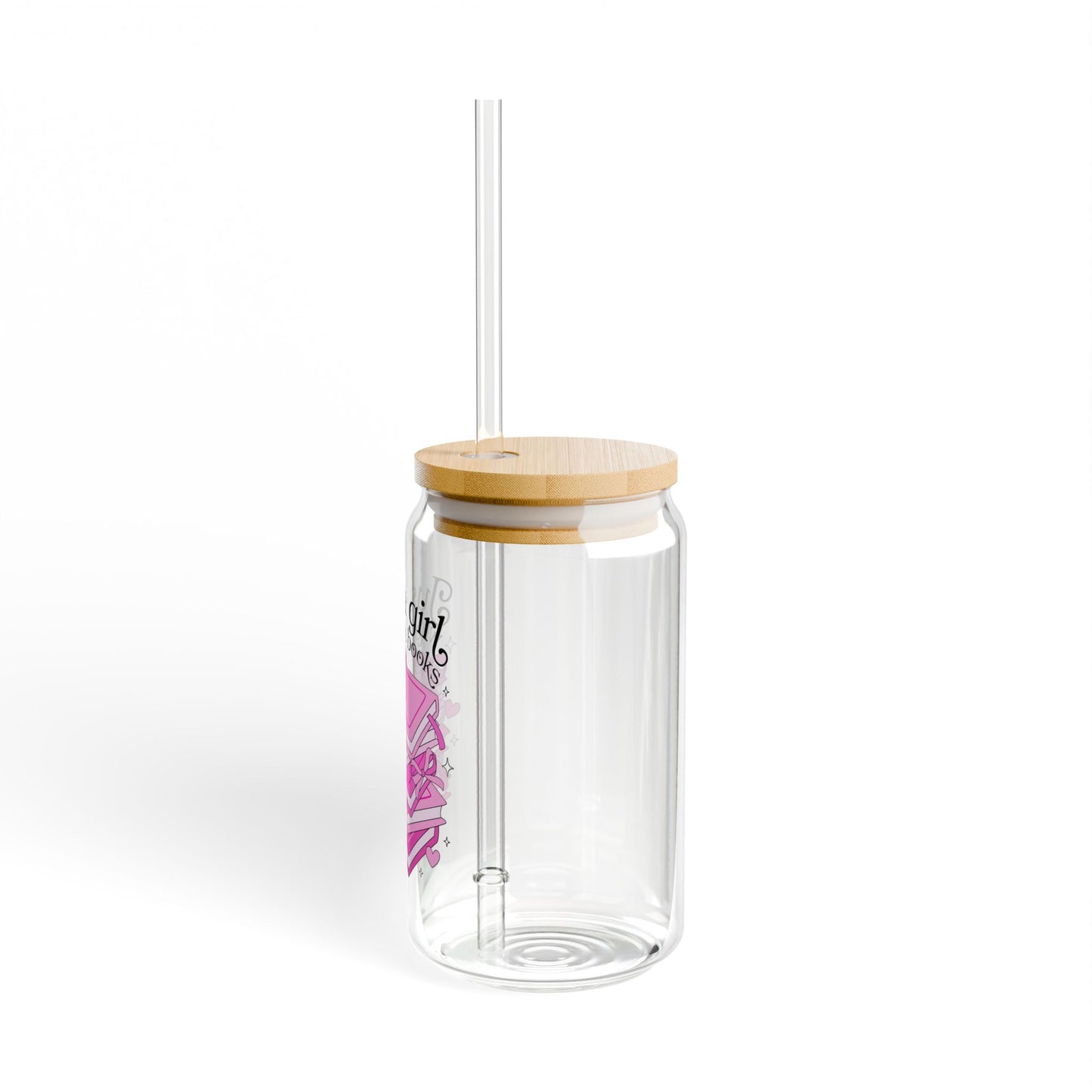 Just A Girl Who Loves Books Sipper Glass