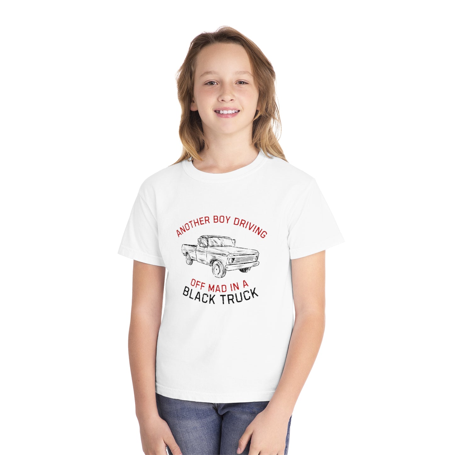 Youth Another Boy Black Truck T-Shirt