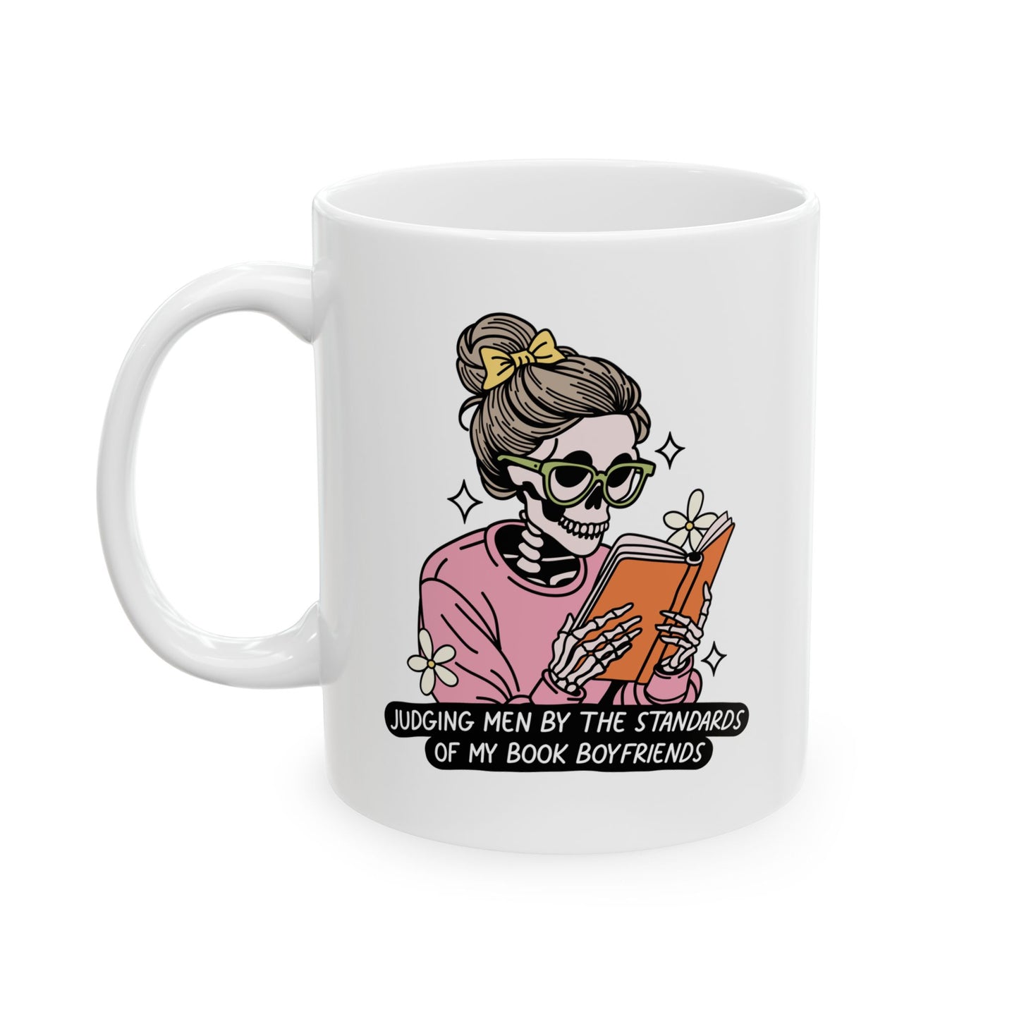 Judging Men By My Book Boyfriends Mug
