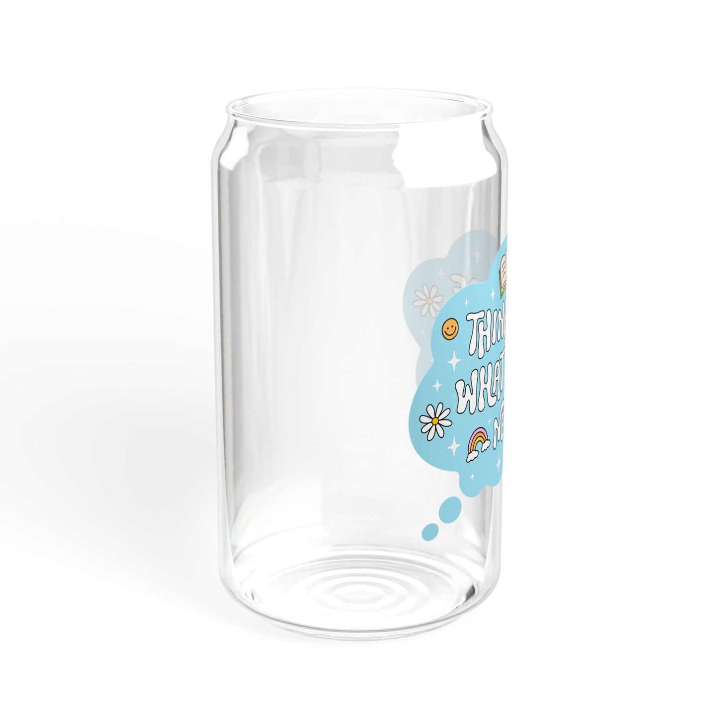 Thinking Of What To Read Next Sipper Glass