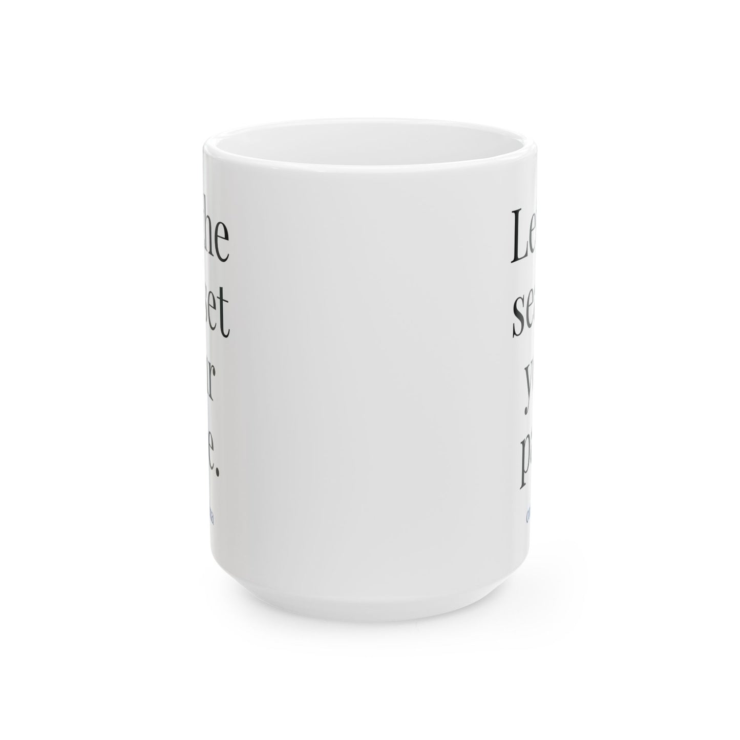Let The Sea Set Your Pace Coffee Cup Mug