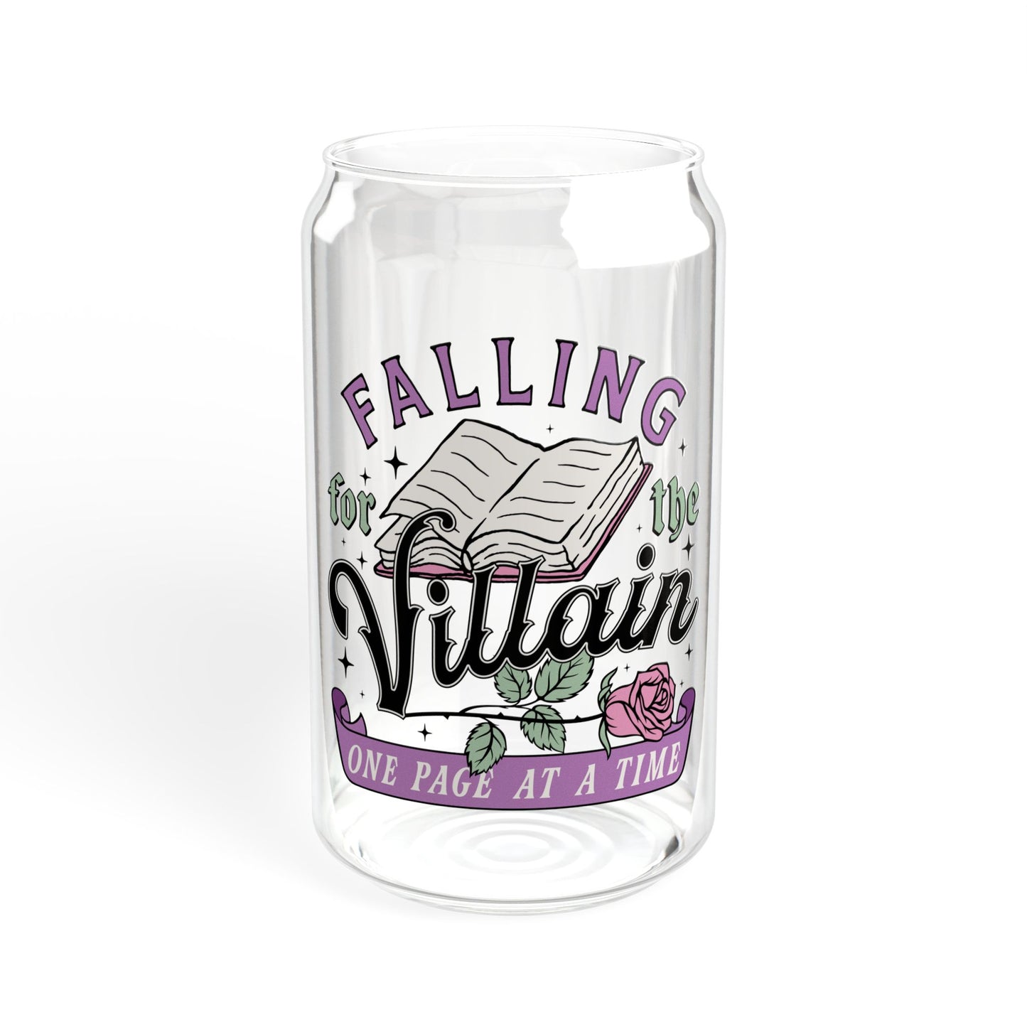 Falling For The Villain Sipper Glass