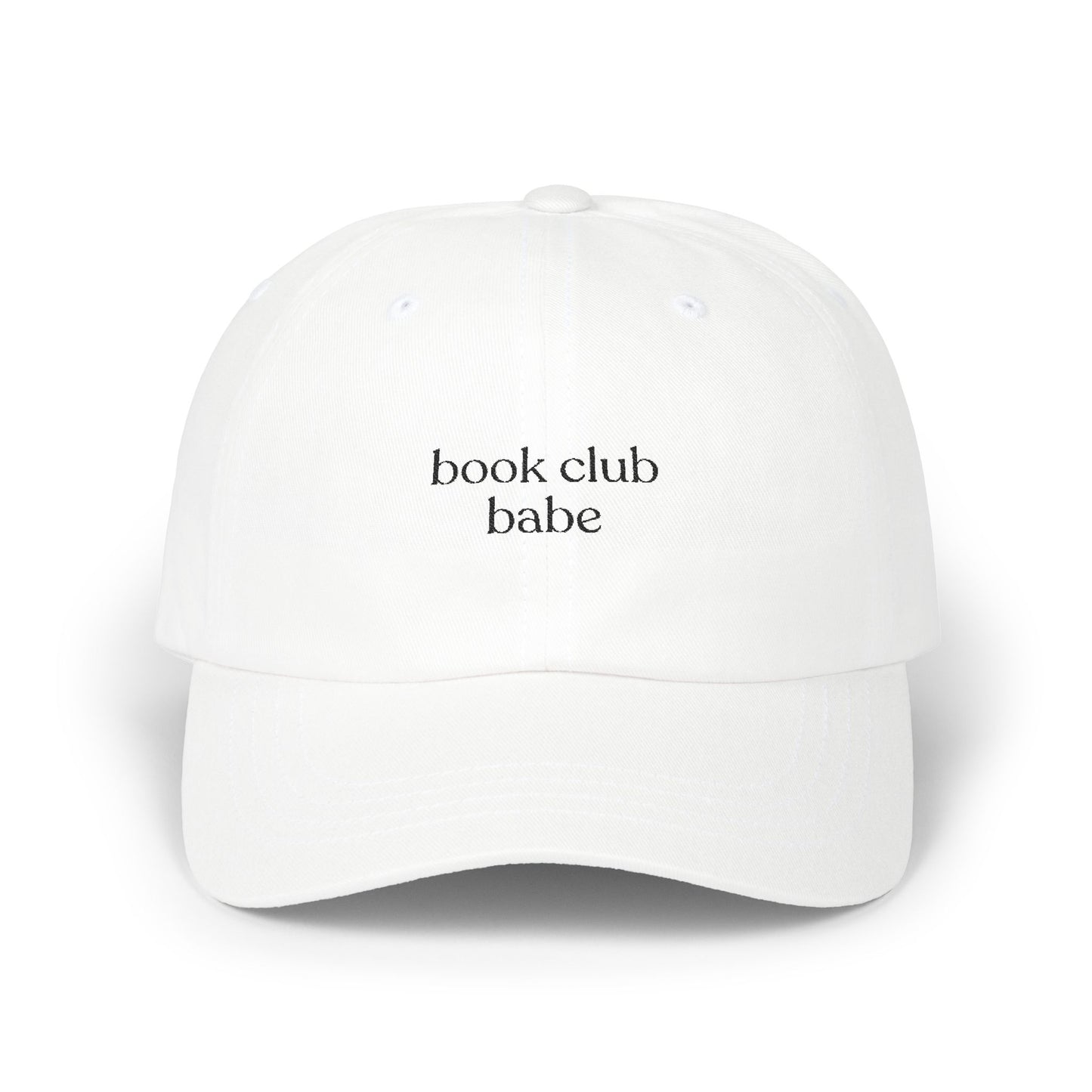 Book Club Babe Embroidered Baseball Cap
