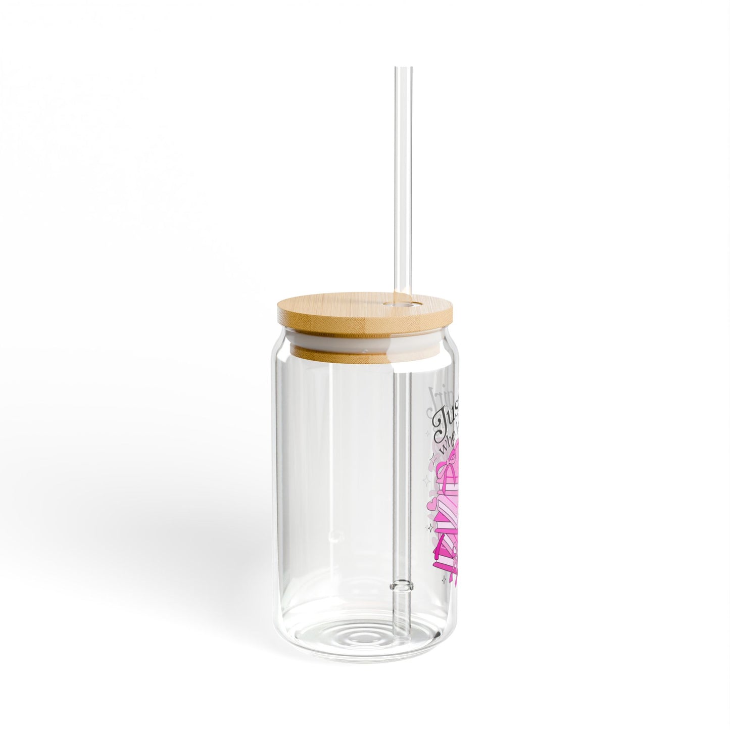 Just A Girl Who Loves Books Sipper Glass