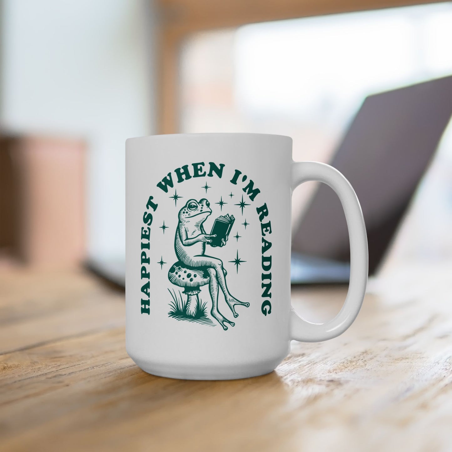 Happiest When I'm Reading Coffee Mug