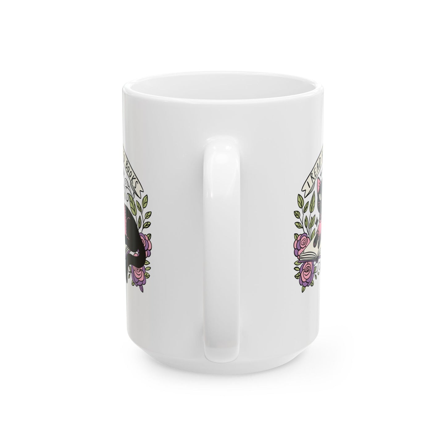 I Read Banned Books Cat Mug