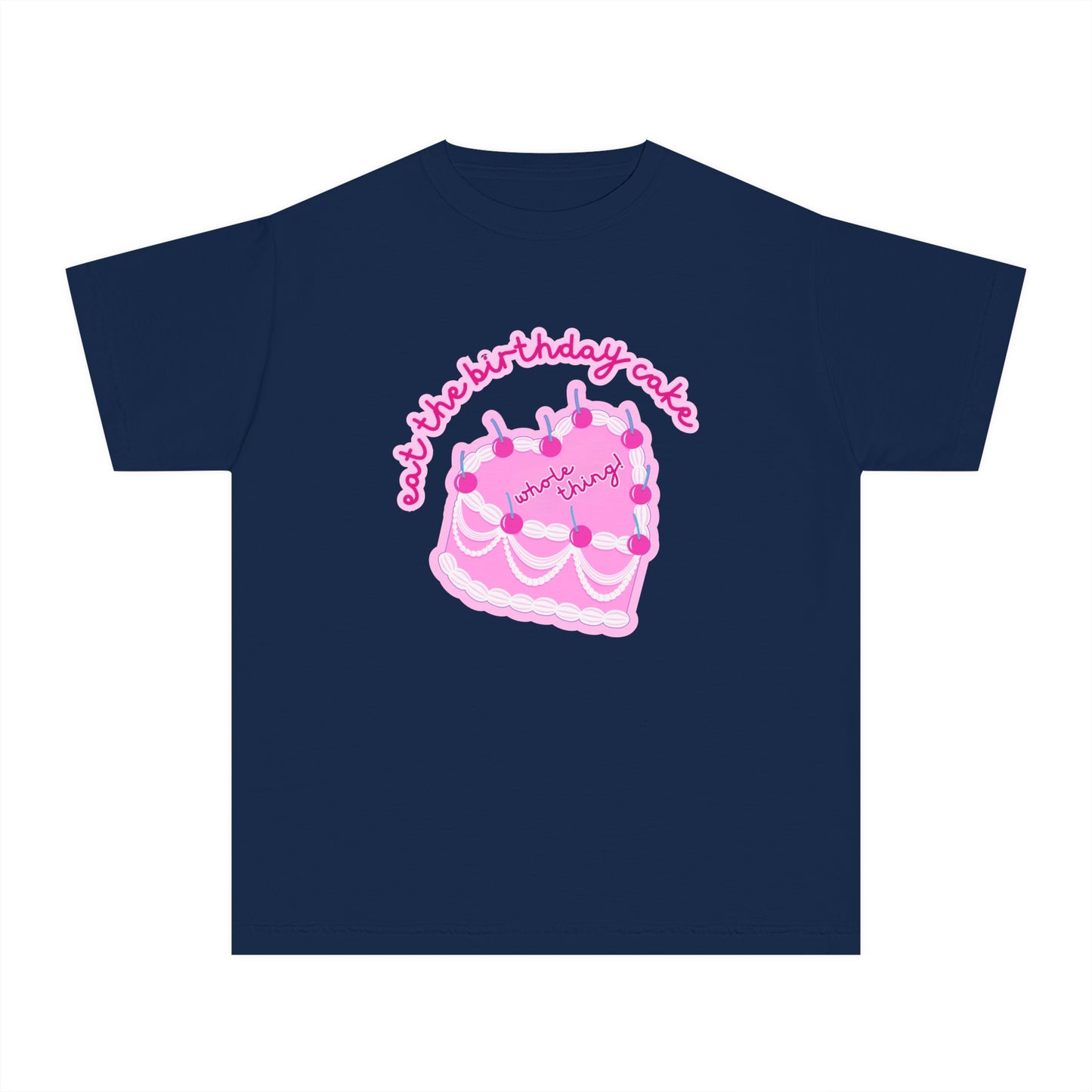 Youth Birthday Cake T-Shirt