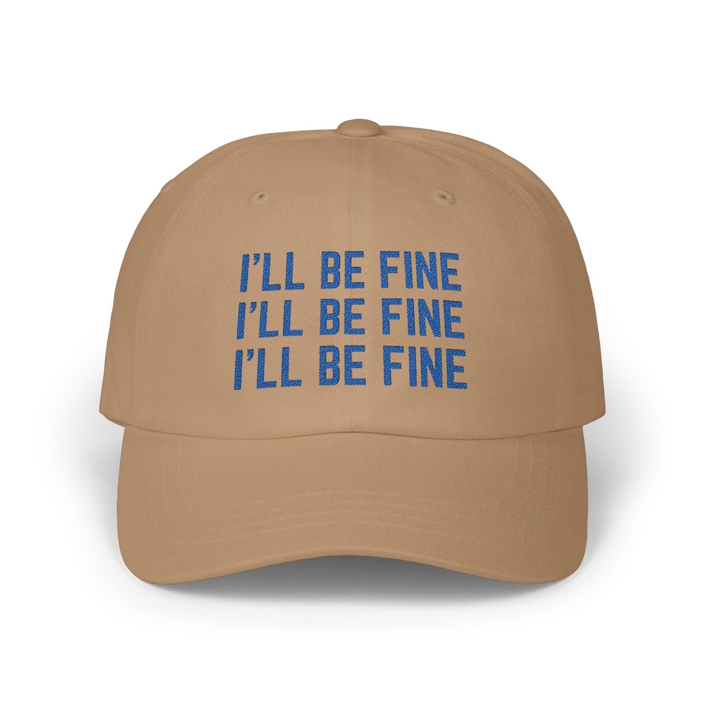 I'll Be Fine Cap, Megan Moroney Inspired Embroidered Baseball Cap