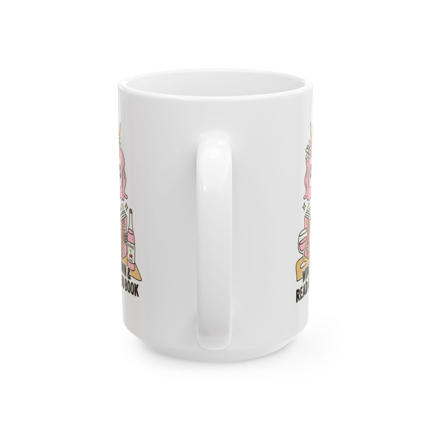 Wine Down And Read A Good Book Mug
