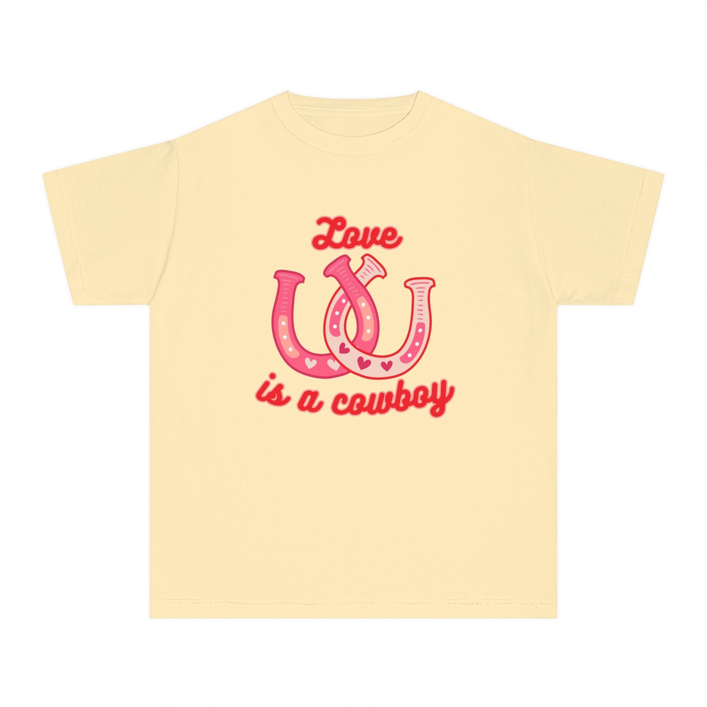 Youth Love Is A Cowboy Graphic T-Shirt