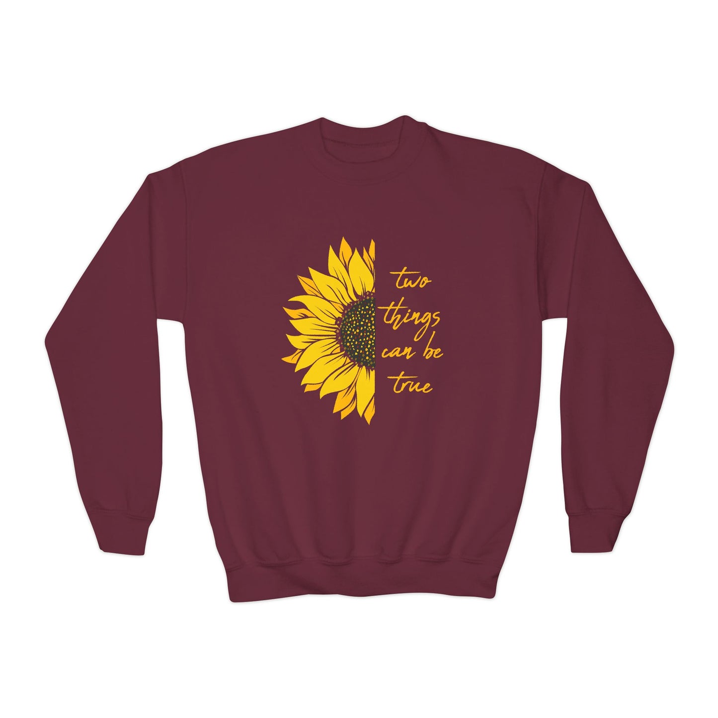 Youth Two Things Can Be True Sweatshirt