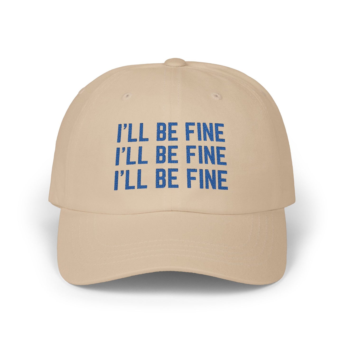 I'll Be Fine Cap, Megan Moroney Inspired Embroidered Baseball Cap