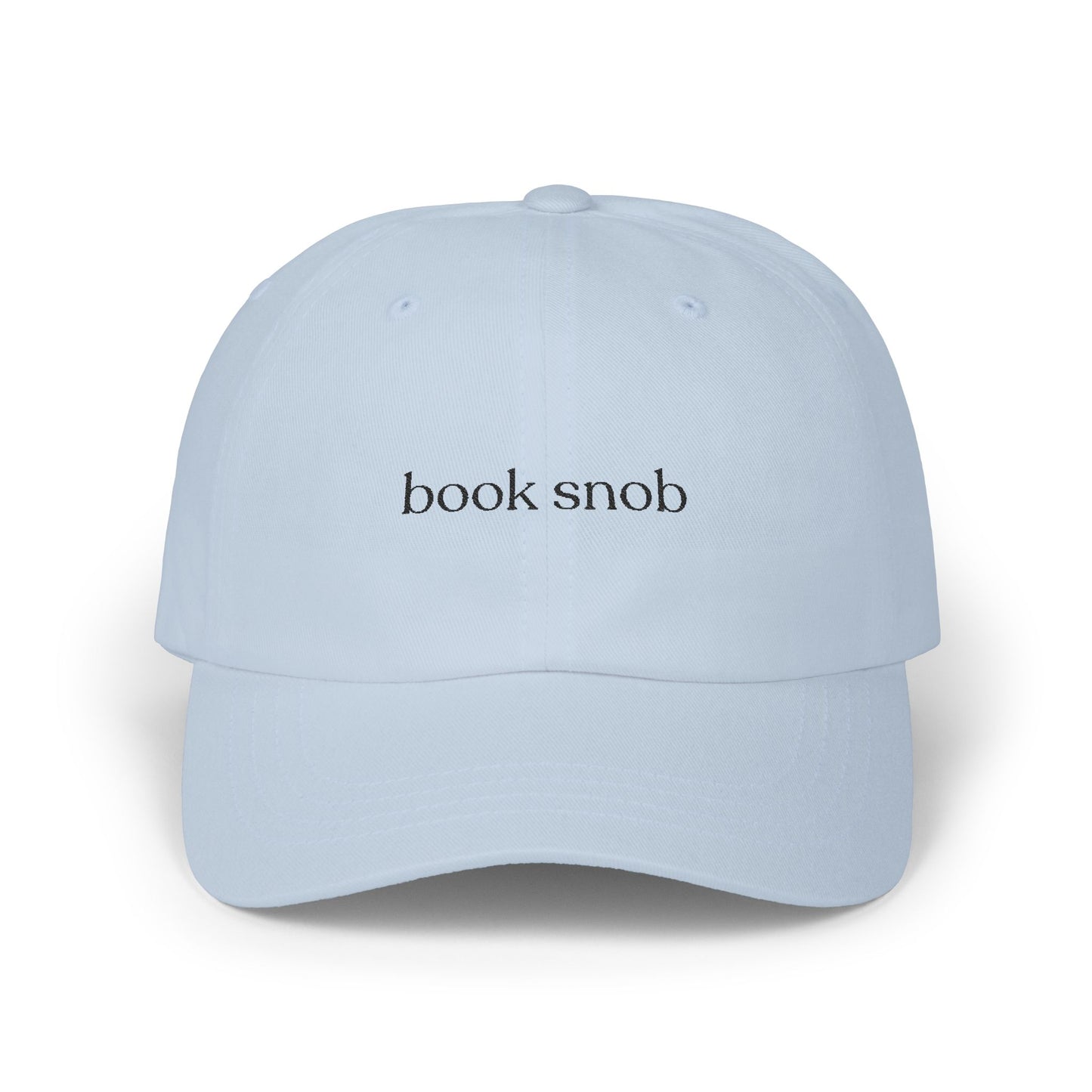 Book Snob Embroidered Baseball Cap