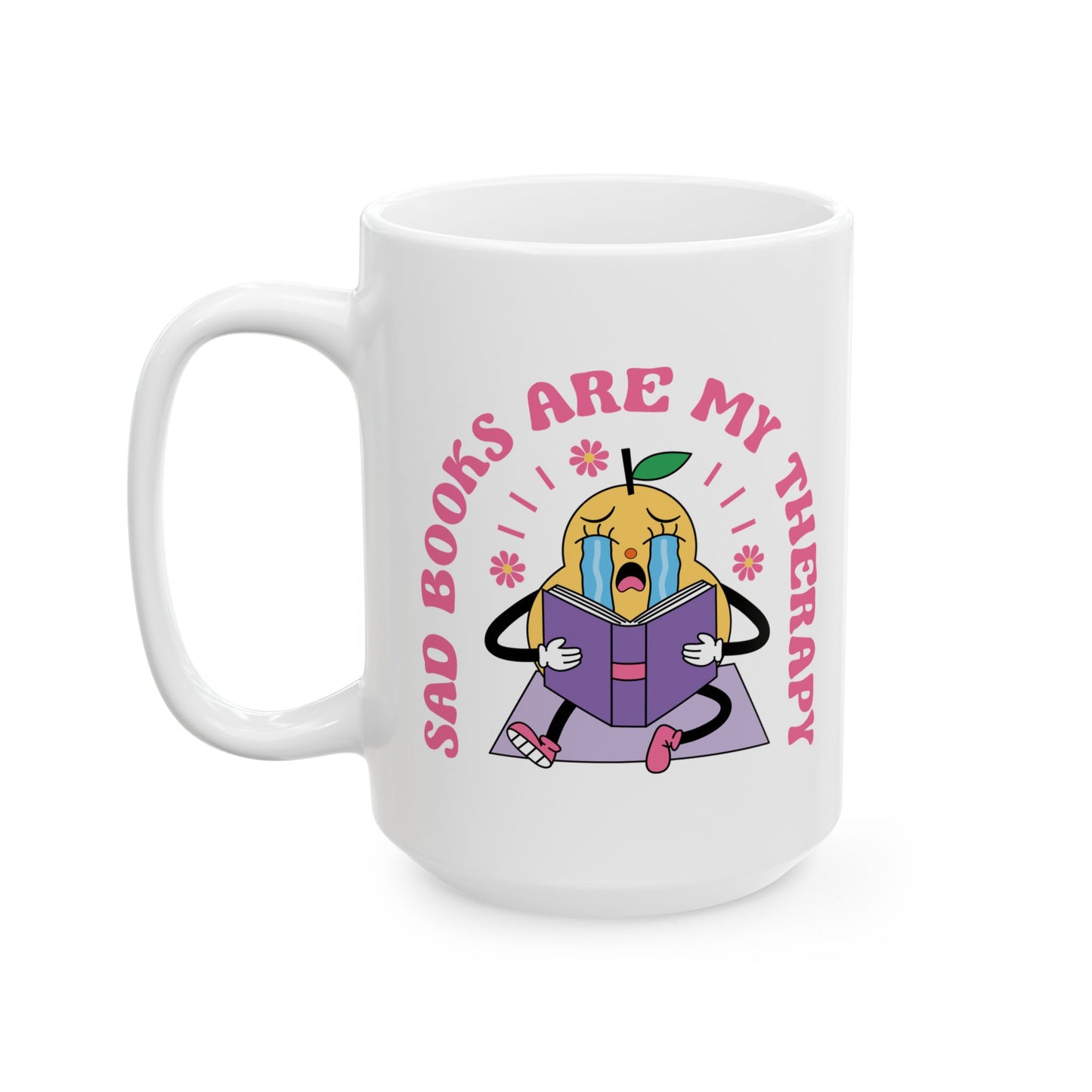 Sad Books Are My Therapy Mug