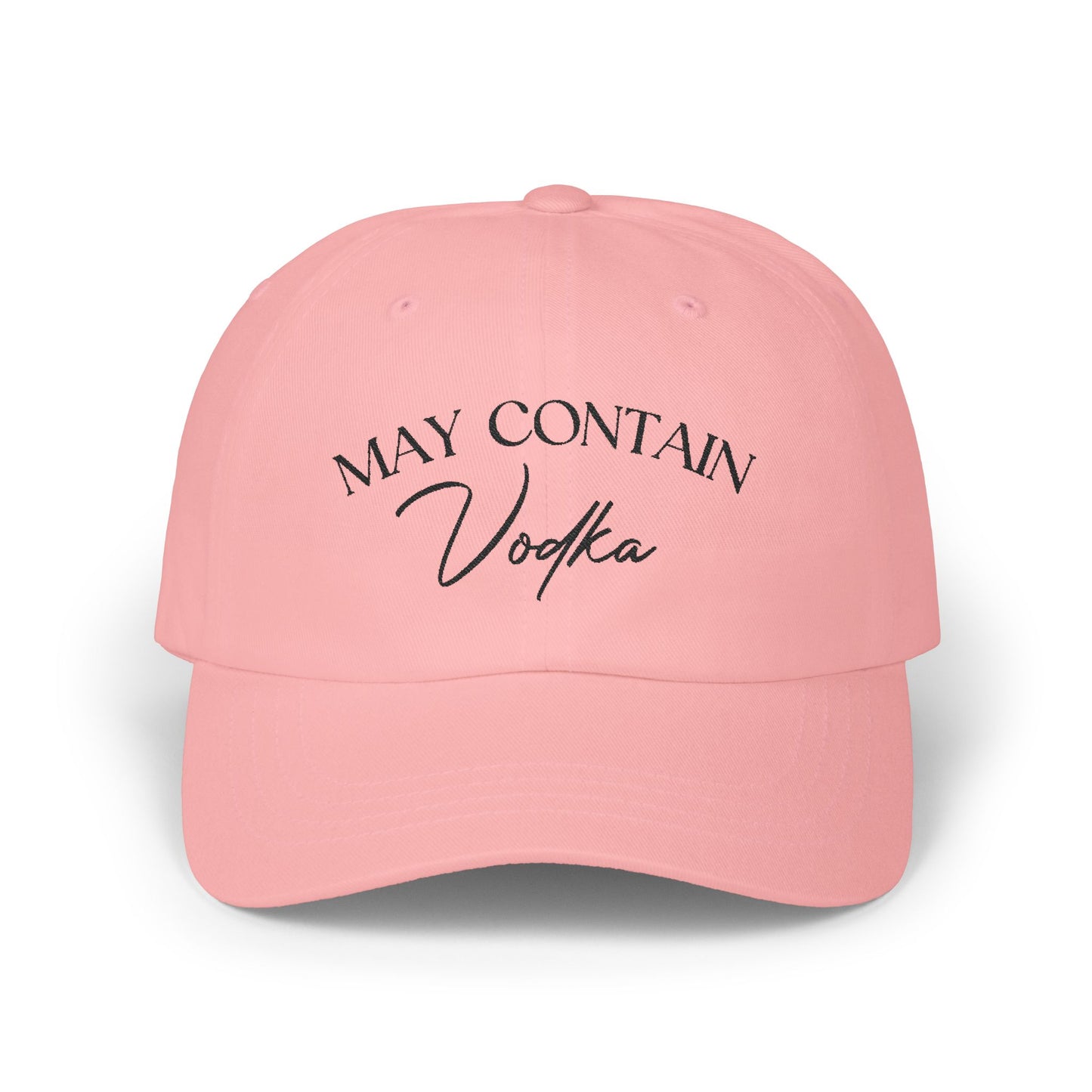 May Contain Vodka Embroidered Baseball Cap