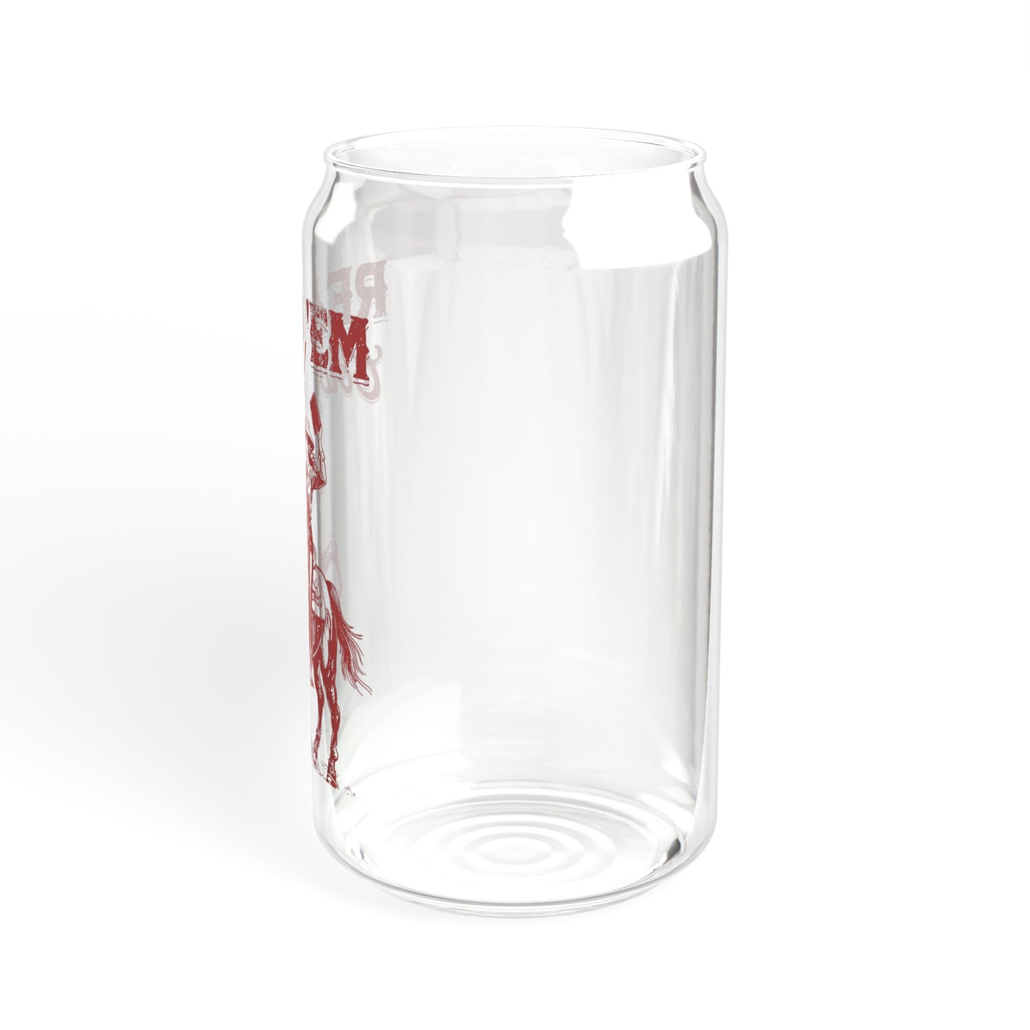 Read 'Em Cowgirl Sipper Glass