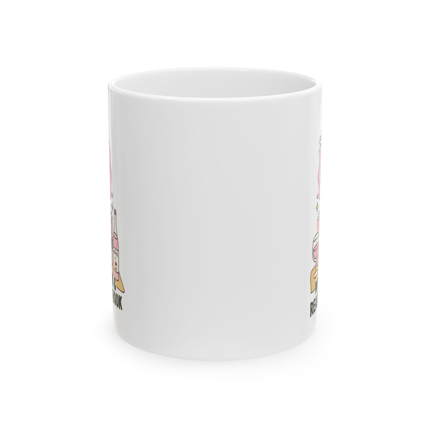 Wine Down And Read A Good Book Mug