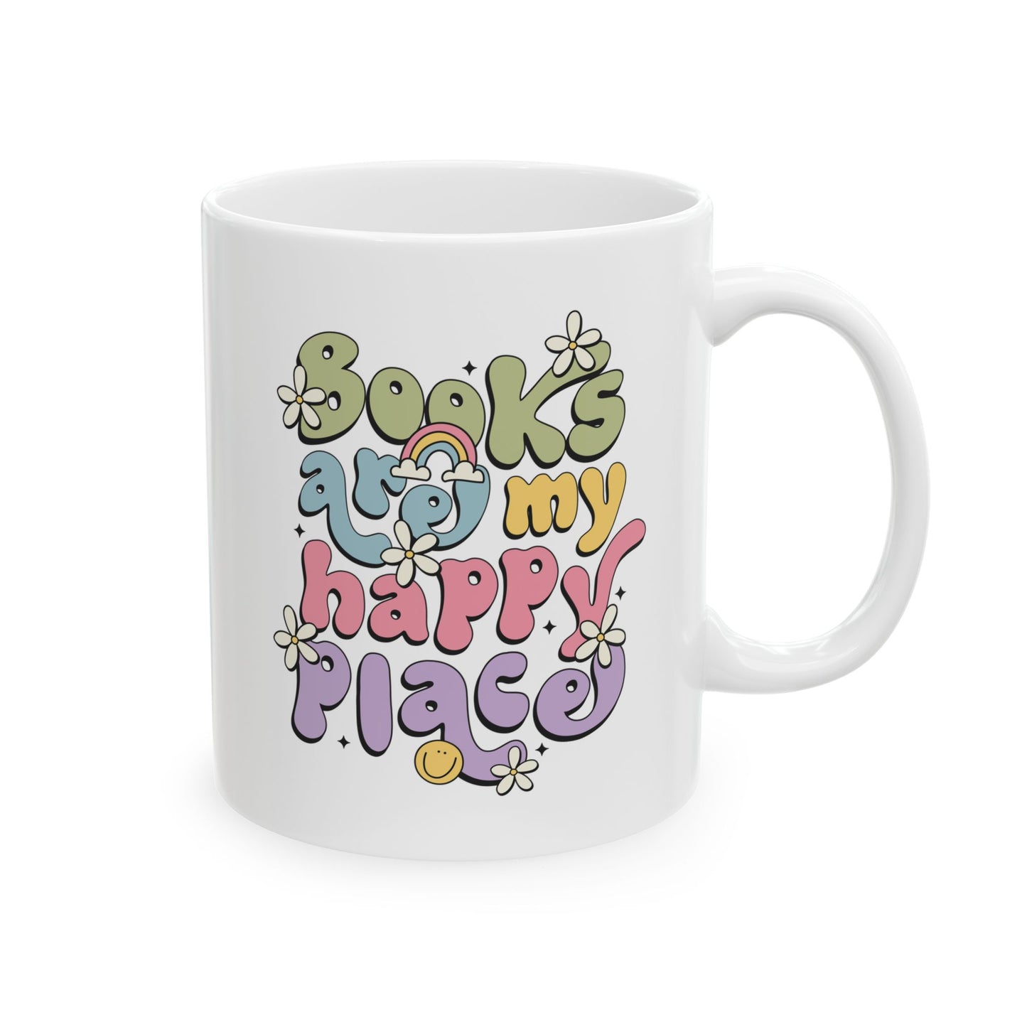Books Are My Happy Place Mug