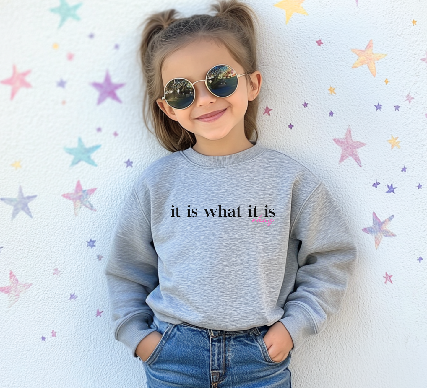 Youth It Is What It Is Okay Sweatshirt
