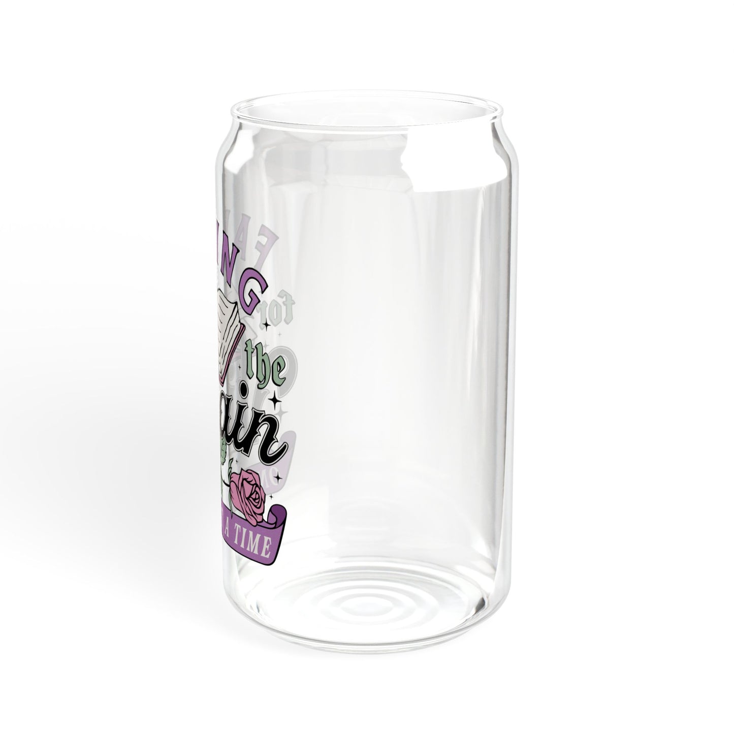Falling For The Villain Sipper Glass
