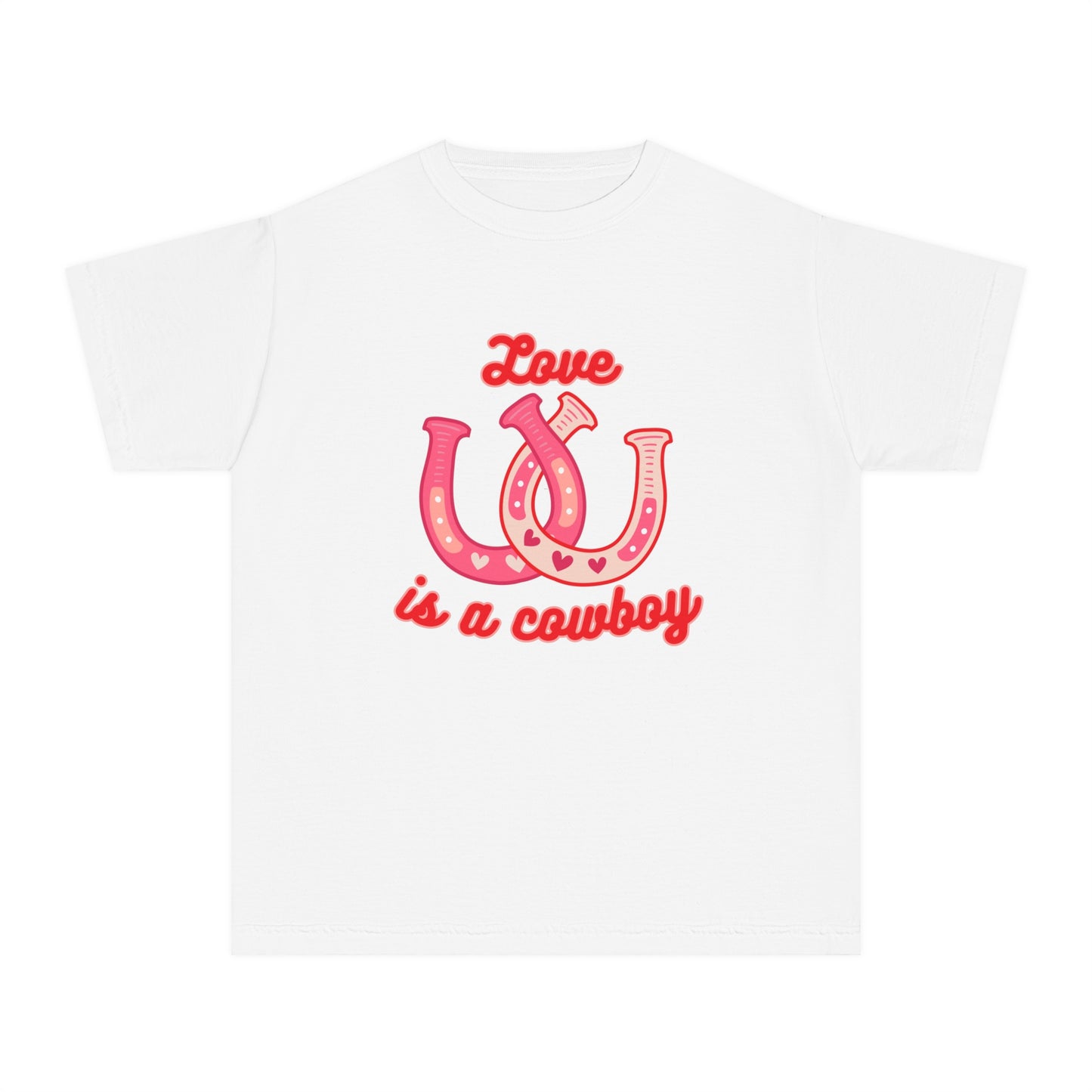 Youth Love Is A Cowboy Graphic T-Shirt