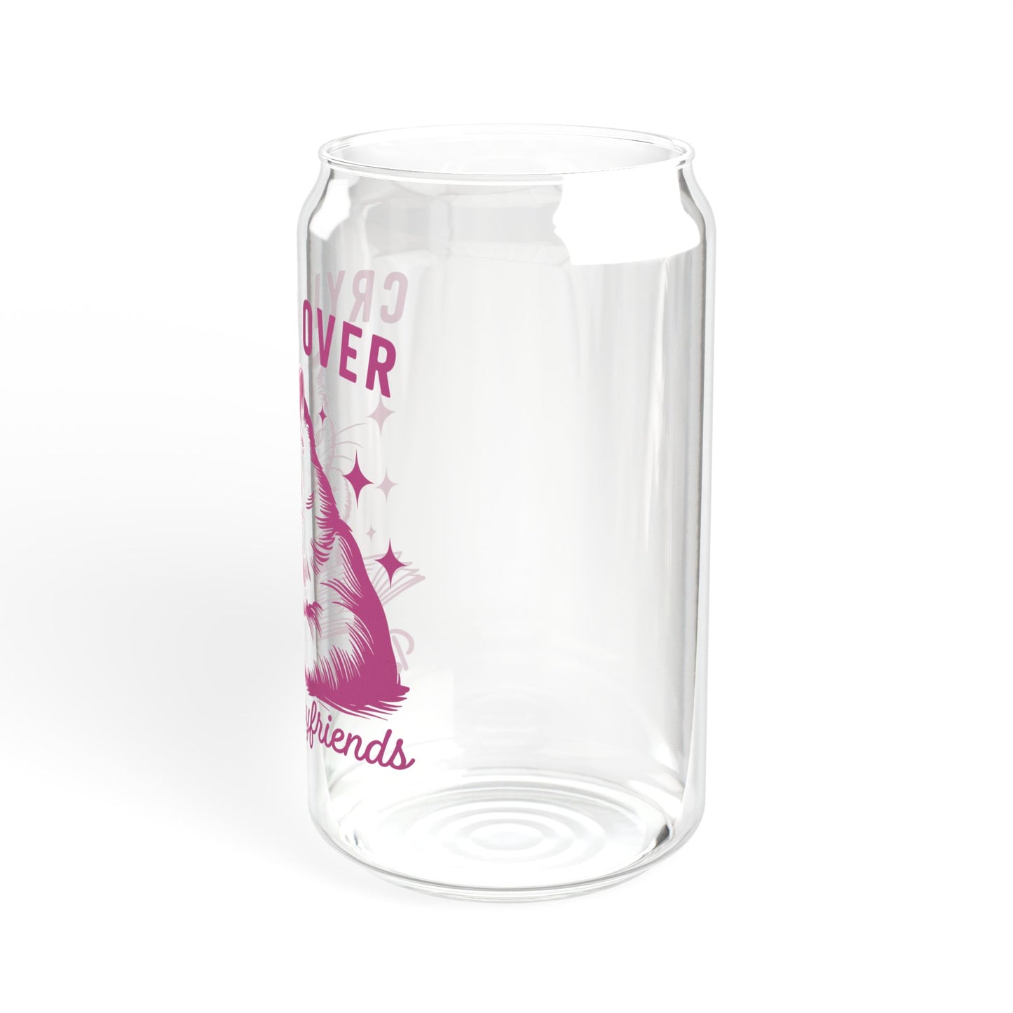 Crying Over Book Boyfriend Sipper Glass
