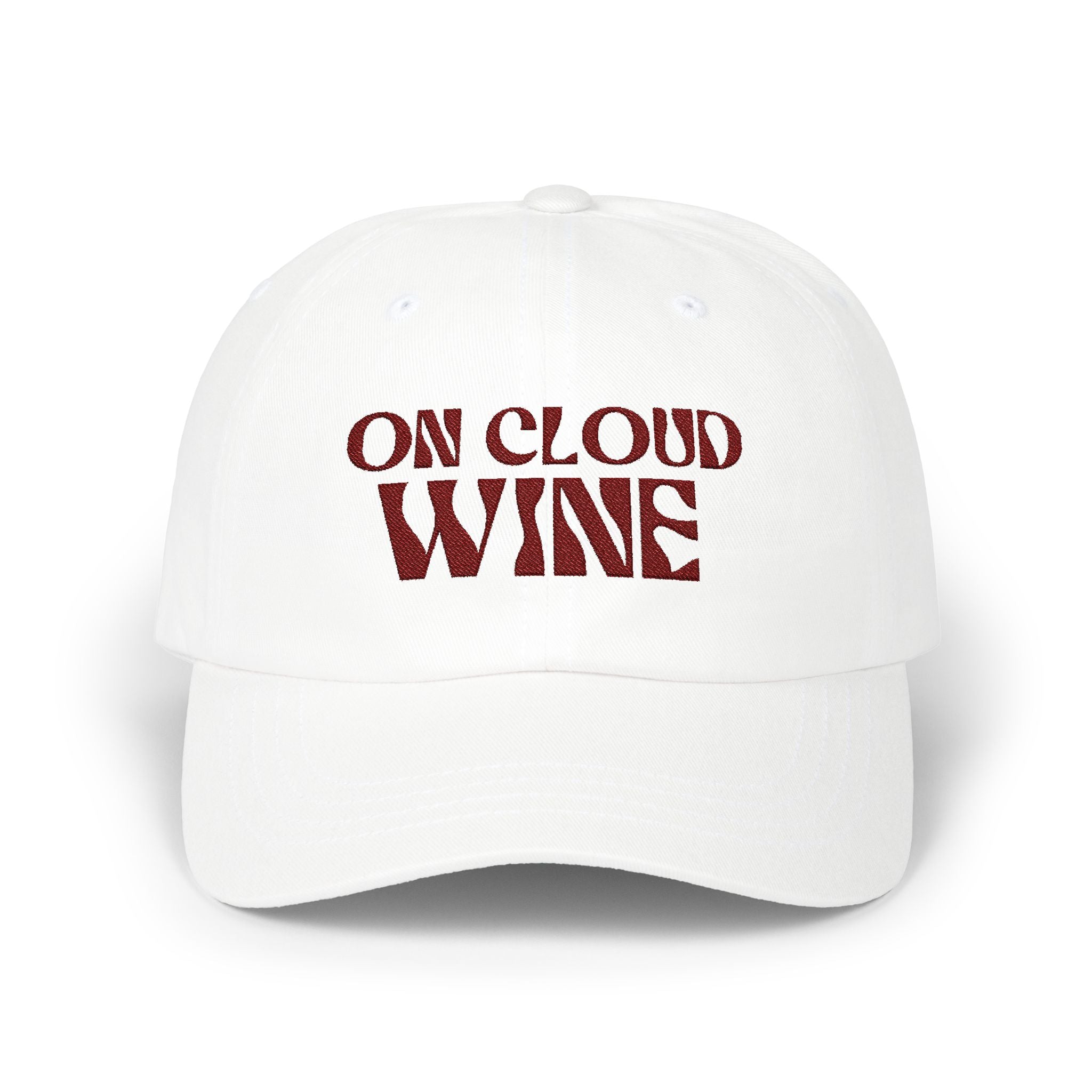On Cloud Wine Embroidered Baseball Cap – Shop Coastalina