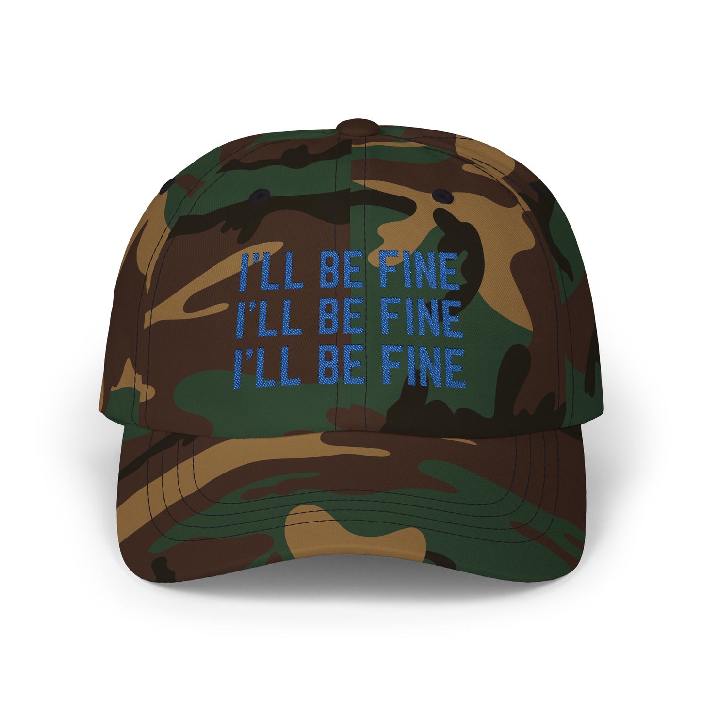 I'll Be Fine Cap, Megan Moroney Inspired Embroidered Baseball Cap