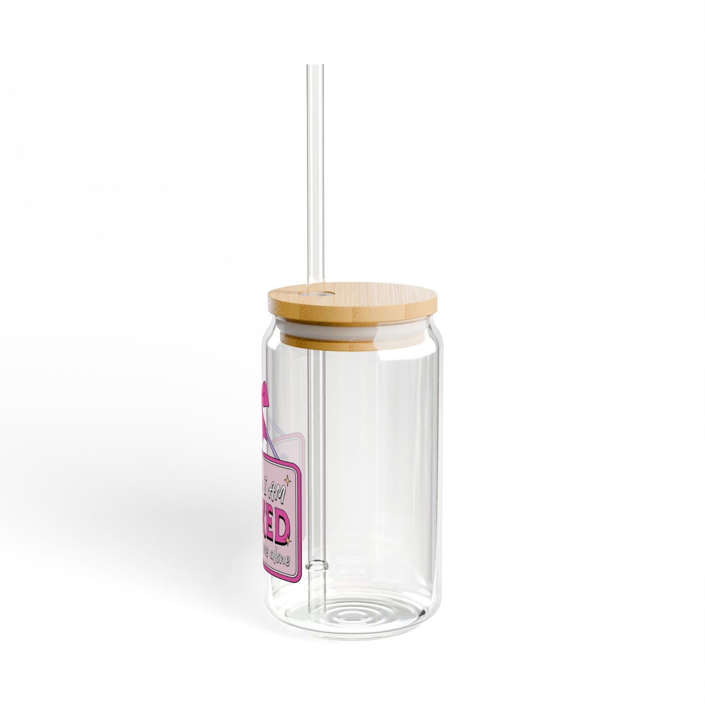 I'm Booked Leave Me Alone Sipper Glass