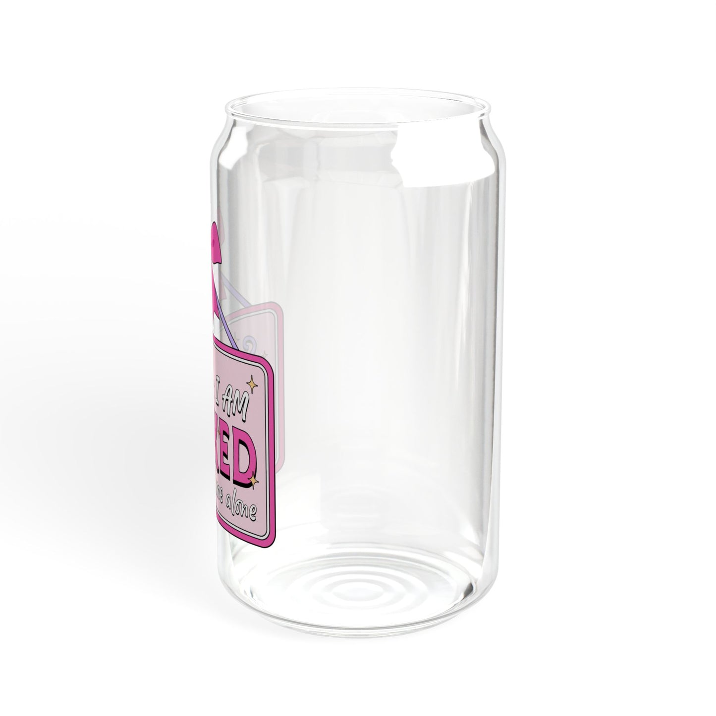 I'm Booked Leave Me Alone Sipper Glass