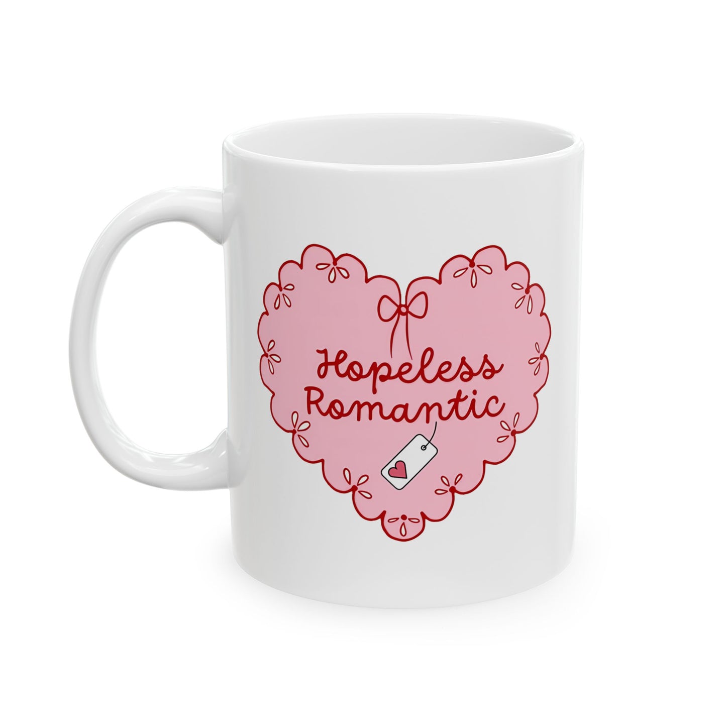 Hopeless Romantic Book Lover Mug