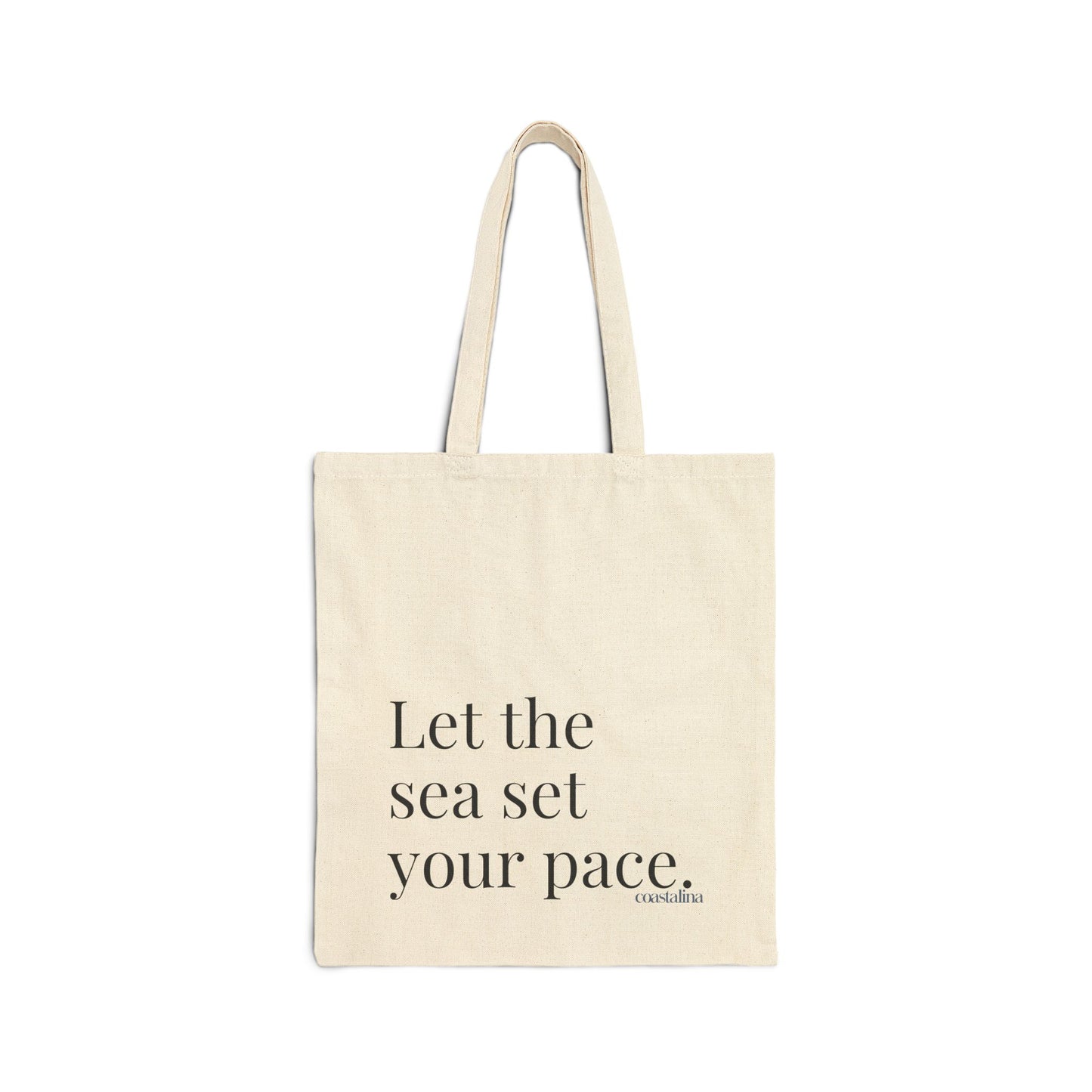 Let The Sea Set Your Pace Tote Bag
