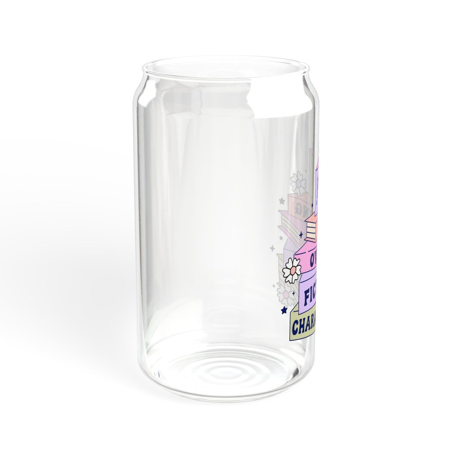 Crying Over Fictional Characters Sipper Glass