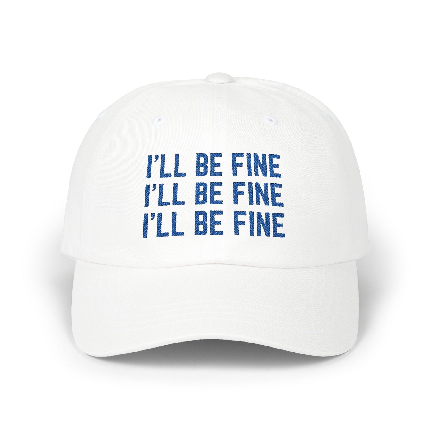 I'll Be Fine Cap, Megan Moroney Inspired Embroidered Baseball Cap