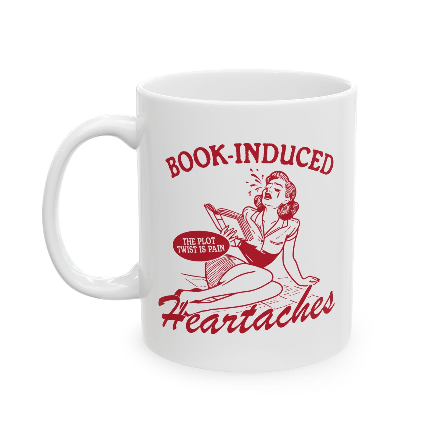 Book Induced Heartaches Mug