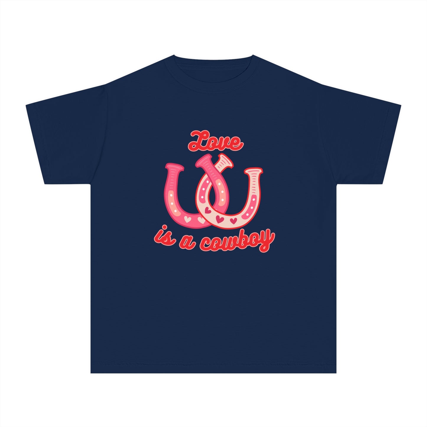 Youth Love Is A Cowboy Graphic T-Shirt