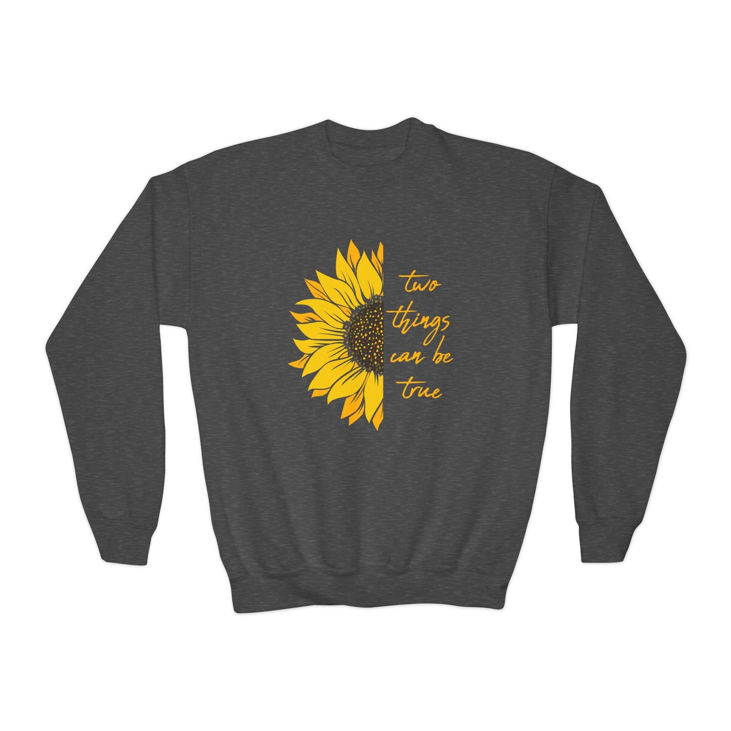 Youth Two Things Can Be True Sweatshirt