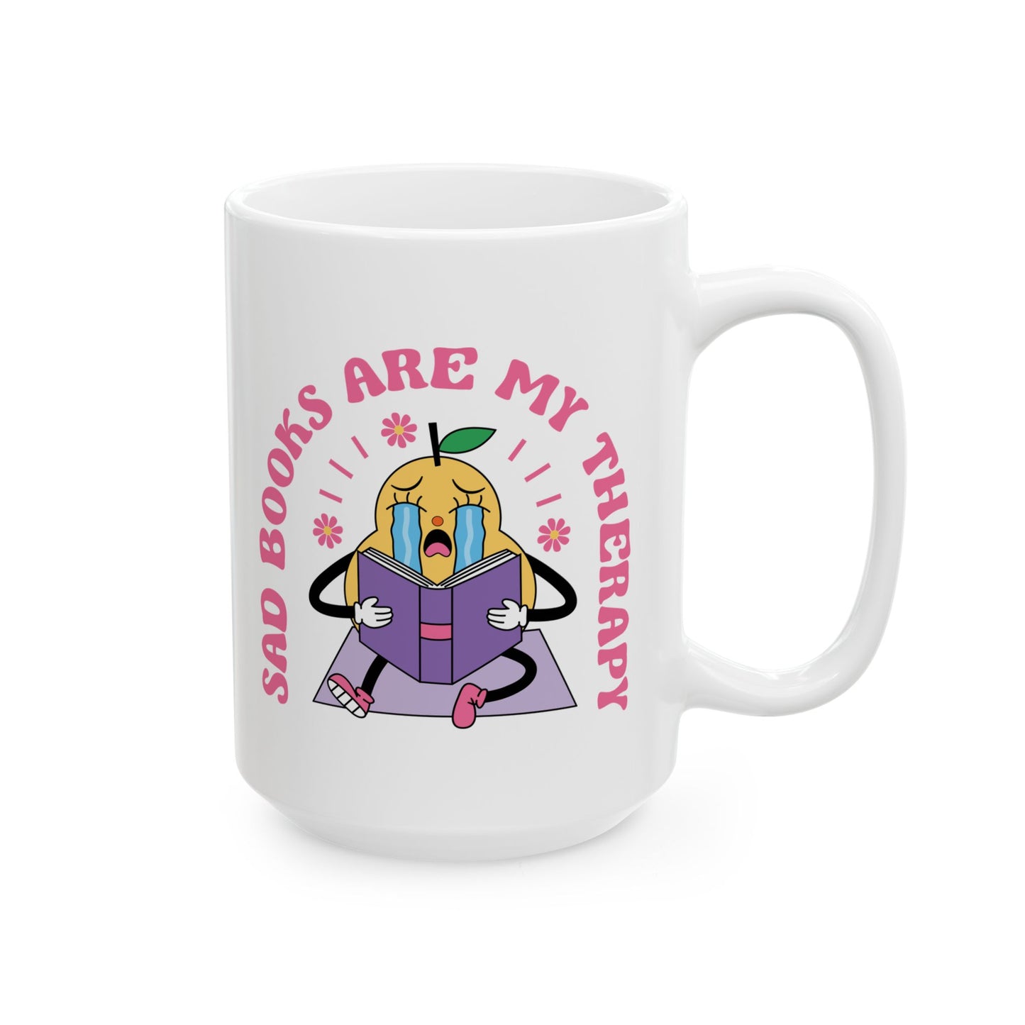 Sad Books Are My Therapy Mug