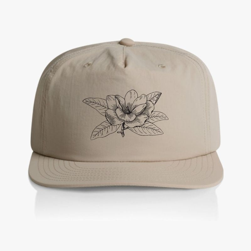 Magnolia Flower Surf Cap